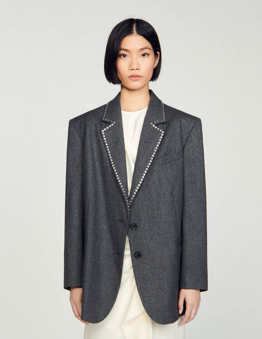 Rhinestone suit jacket